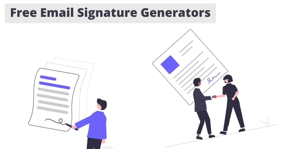Free Email Signature Generators