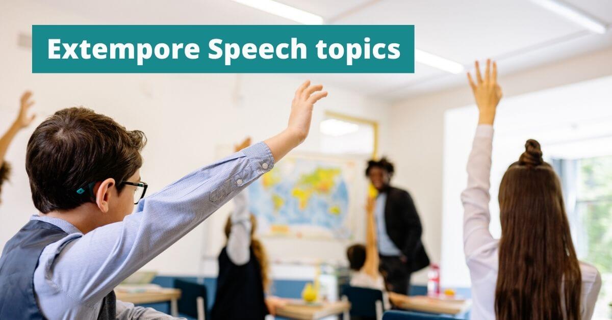 Extempore Speech topics