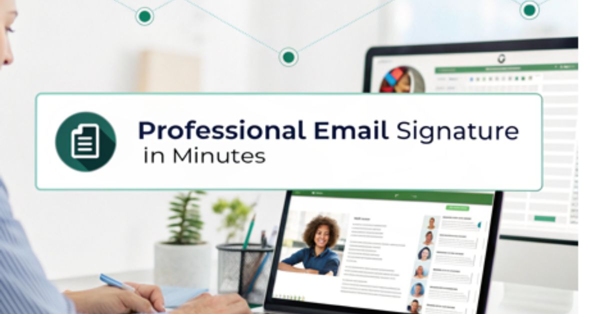 How to create a professional email signature in minutes