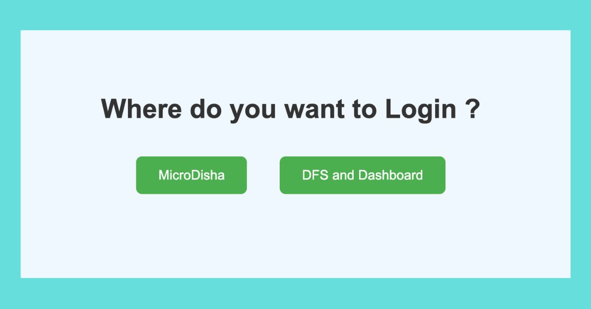 Microdisha Login