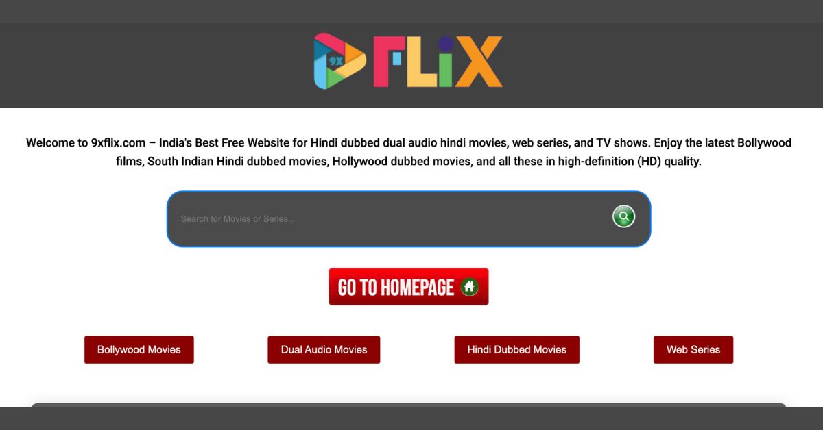9xflix .com – Free Movie Download Site